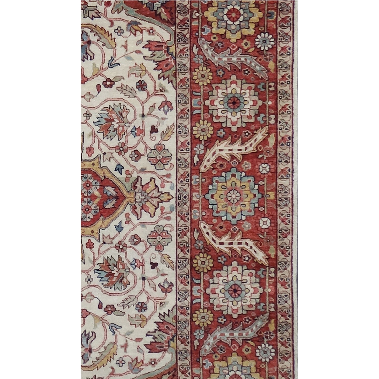 BAKSHAHE BK039 IVORY / RED