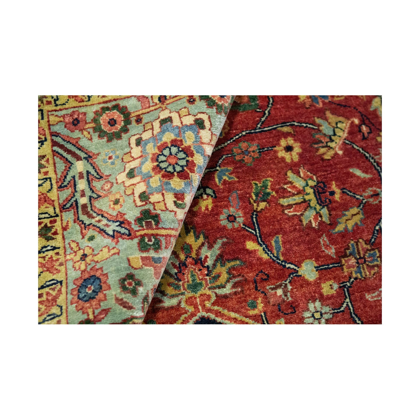 BAKSHAHE BK039 RED / LIGHT GREEN