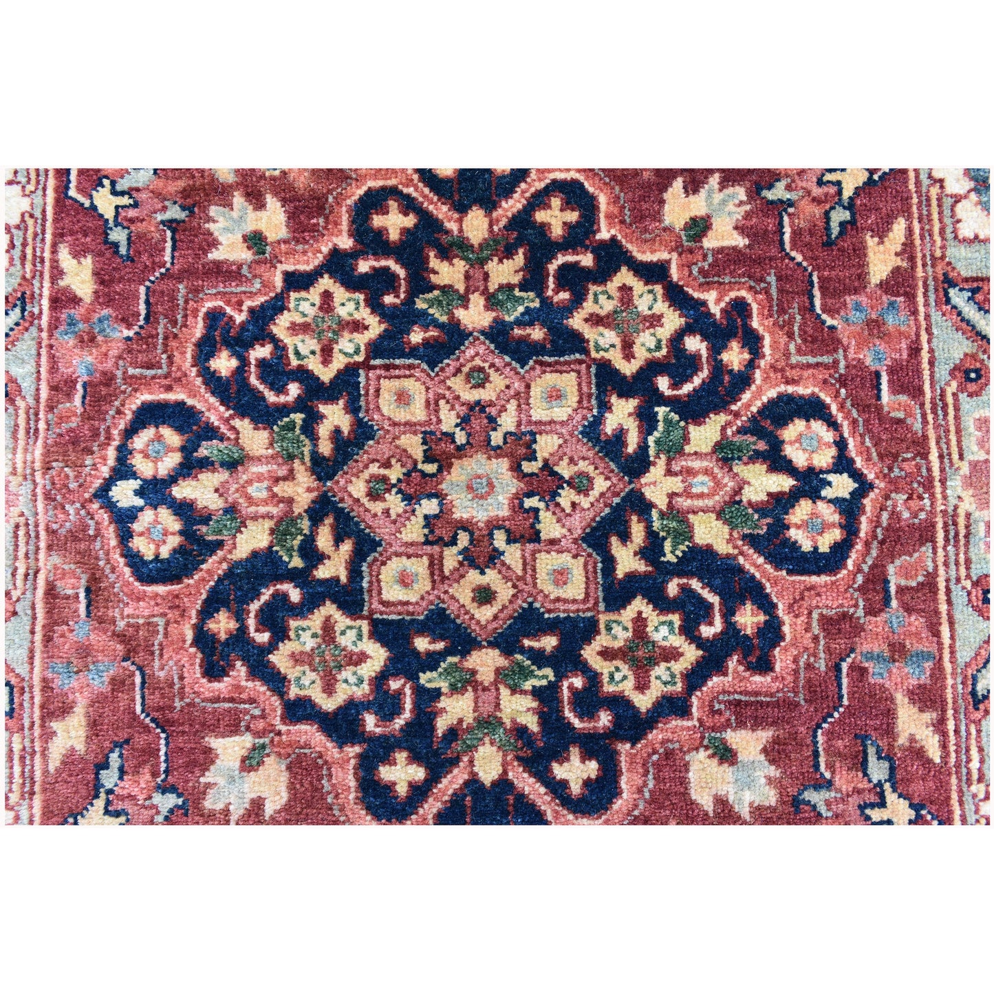 BAKSHAHESH BK039 RED / LIGHT GREEN