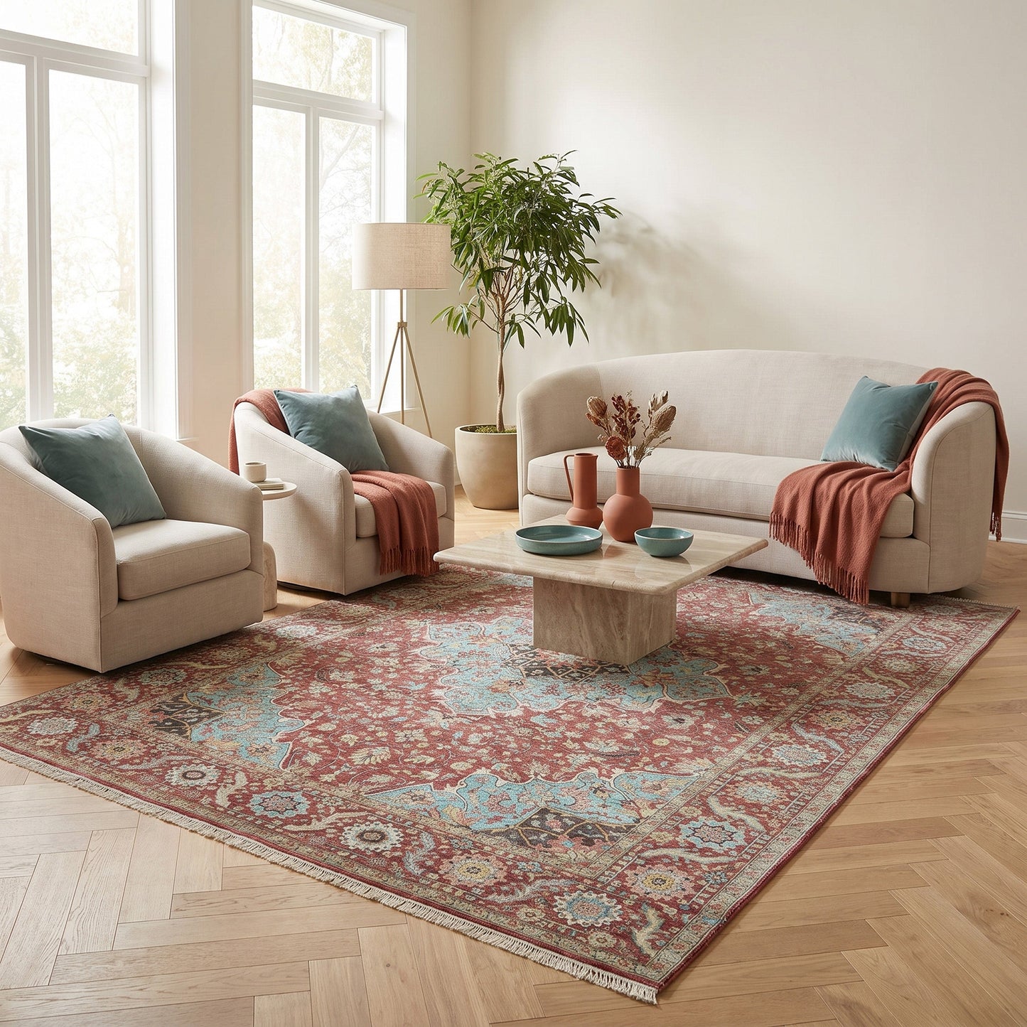 BAKSHAHE BK039 RED / RED