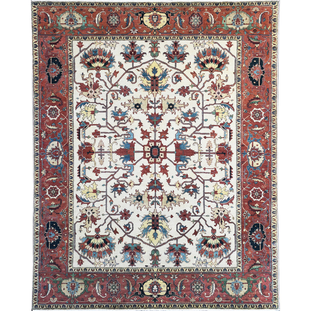 BAKSHAHE BK045 IVORY / RUST