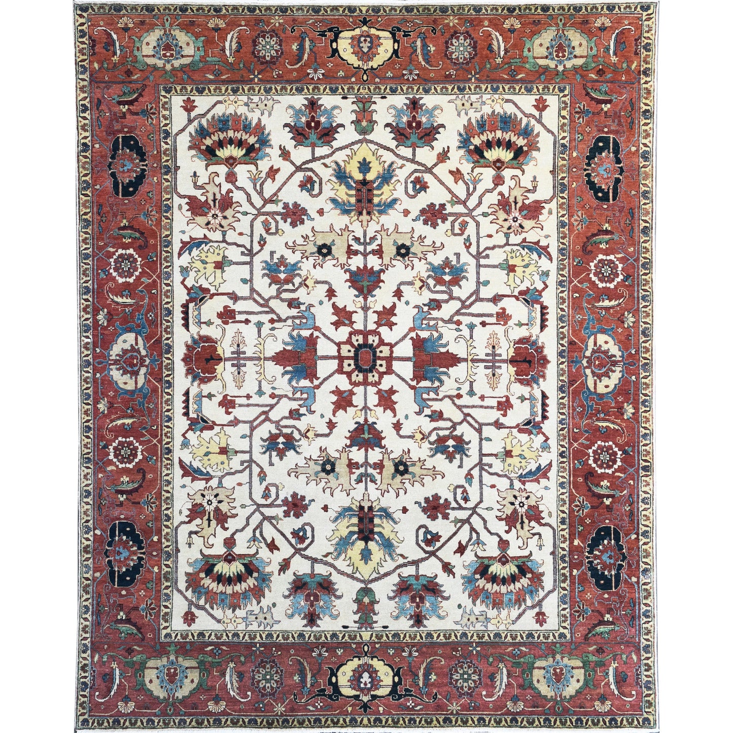 BAKSHAHE BK045 IVORY / RUST