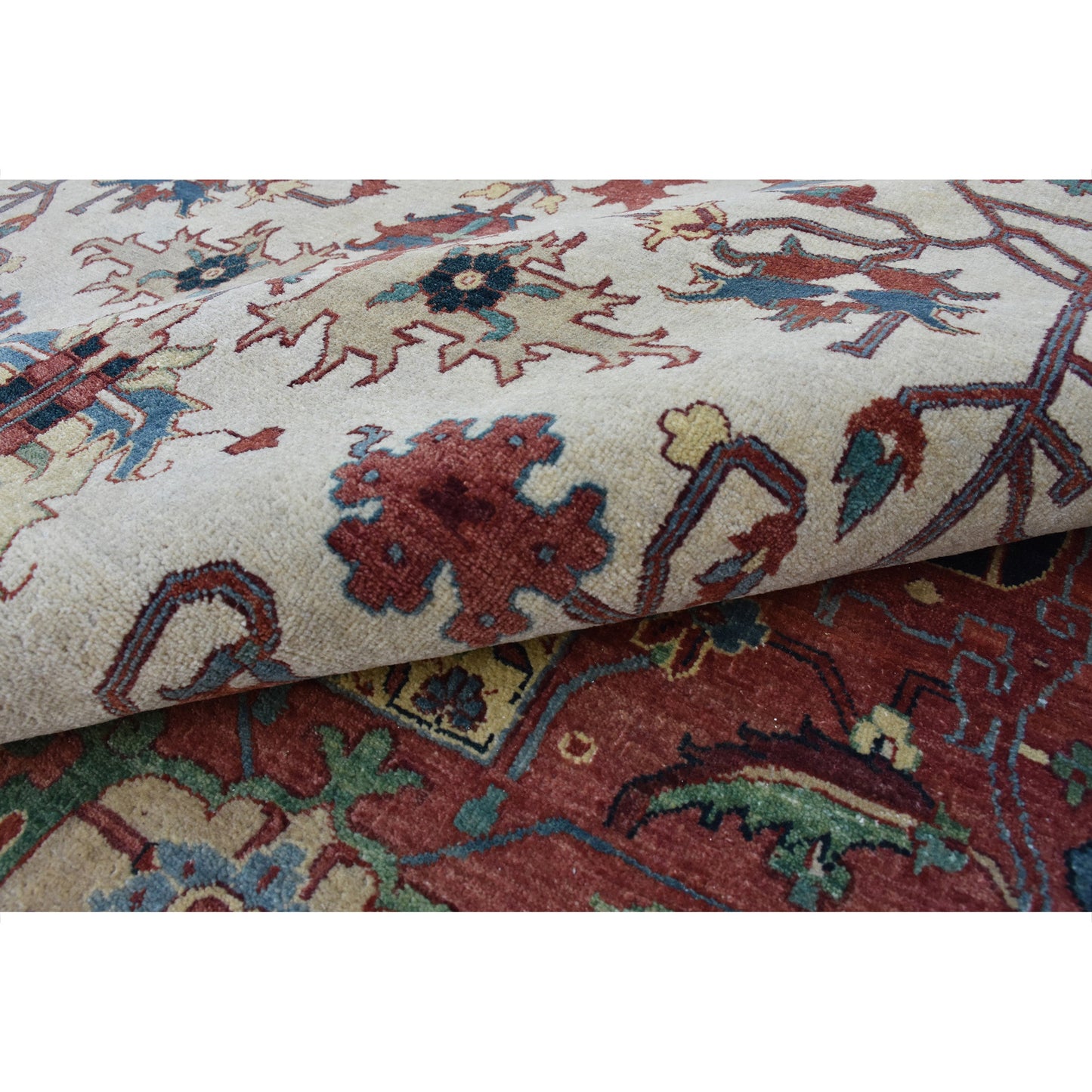BAKSHAHE BK045 IVORY / RUST