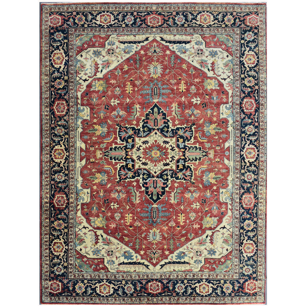BAKSHAHESH BK073 RED / BLUE