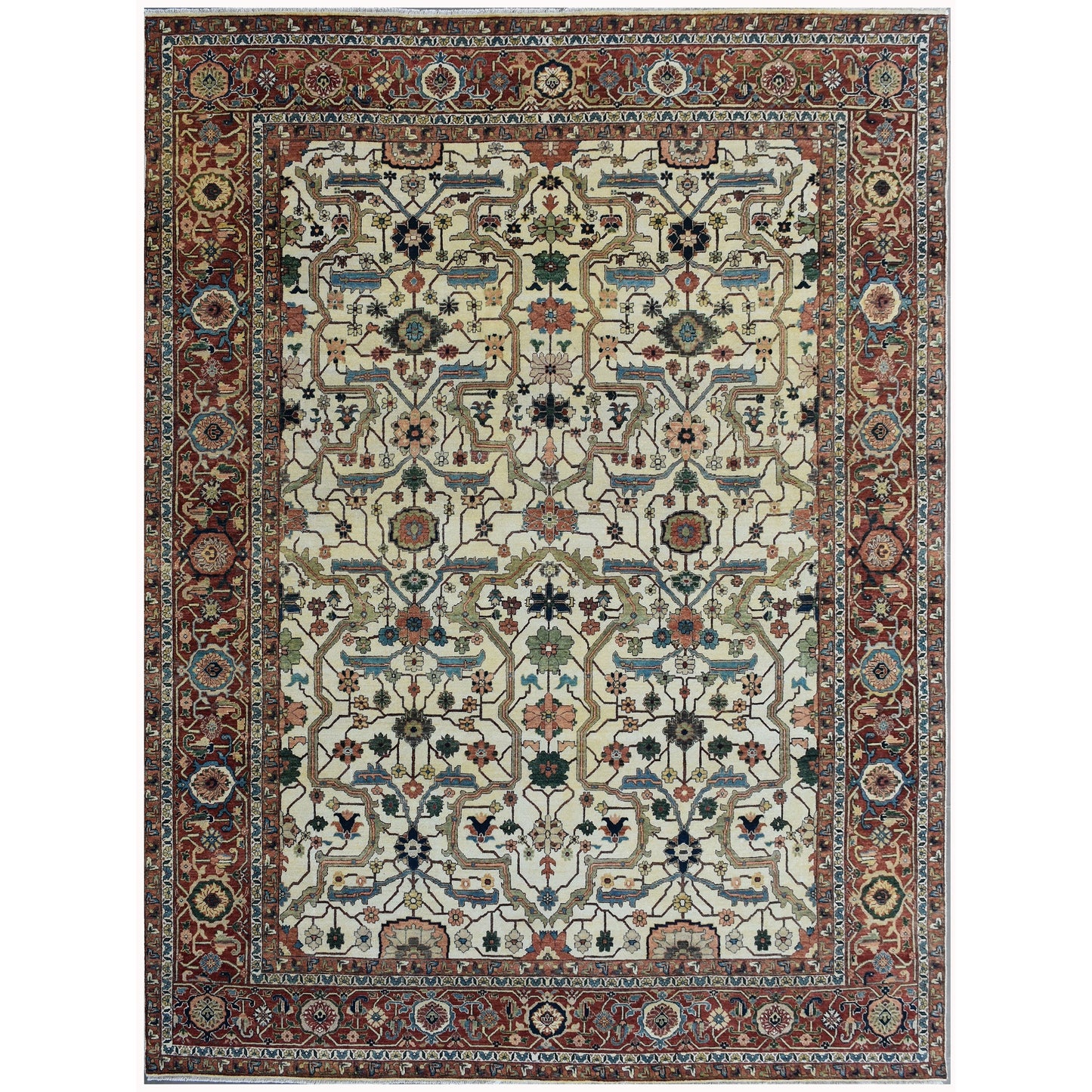 BAKSHAHE BK36C IVORY / RUST
