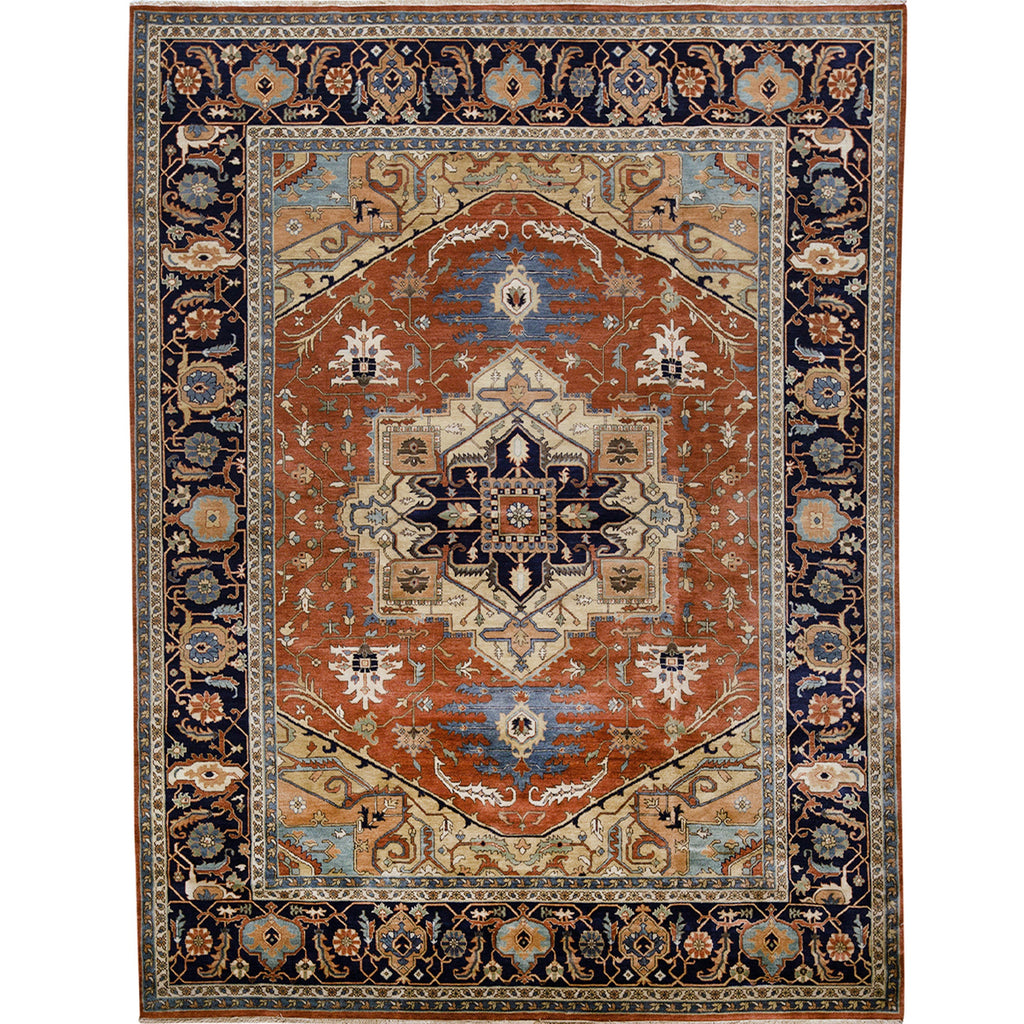 BAKSHAHESH HE617 RUST / NAVY