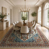 BAKSHAHESH HE619 BEIGE / RUST