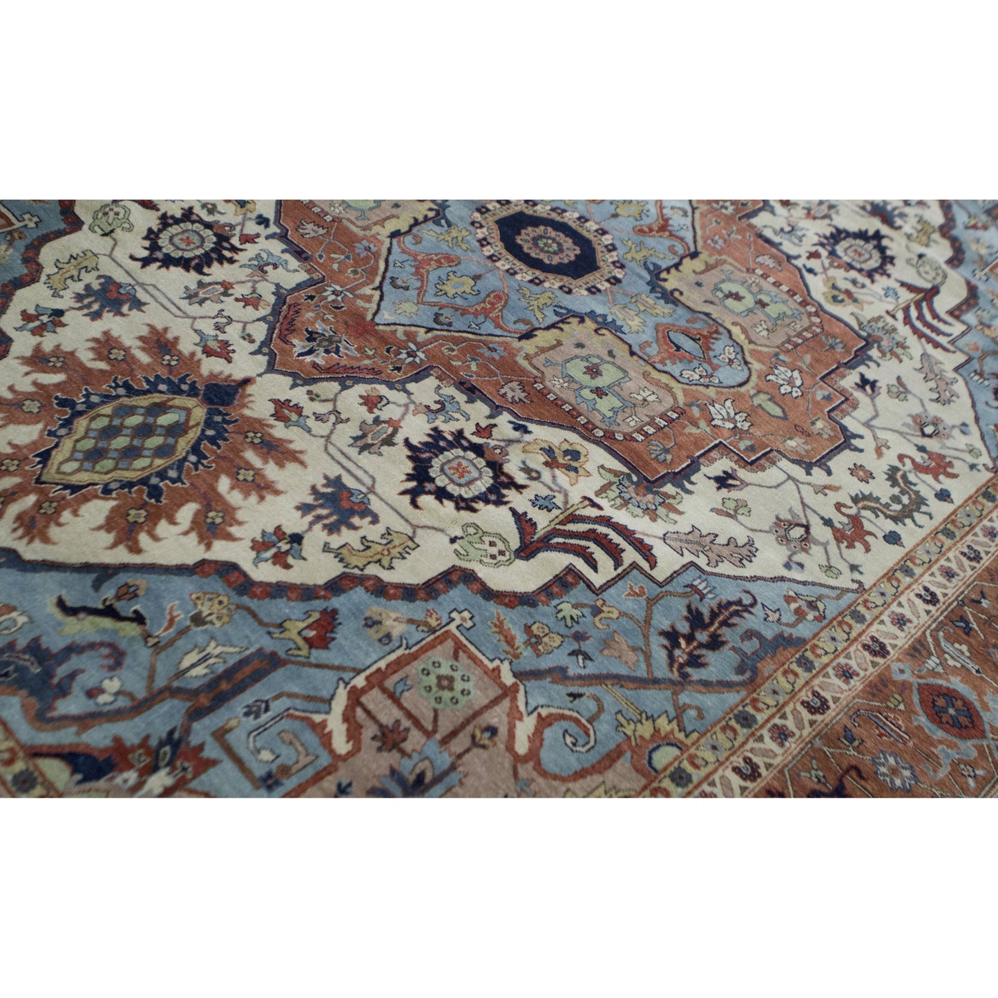 BAKSHAHESH HE619 BEIGE / RUST