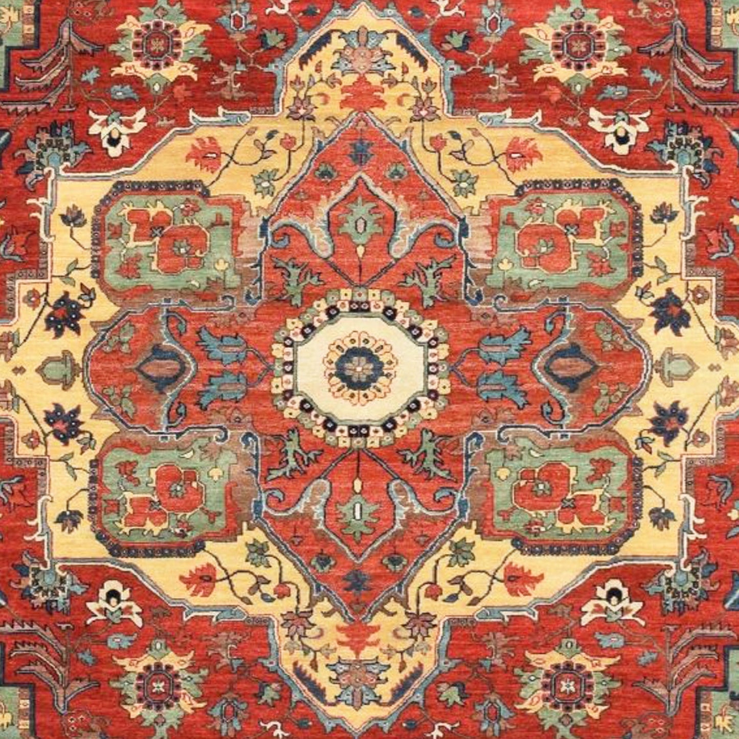 BAKSHAHE HE619 RUST / BEIGE