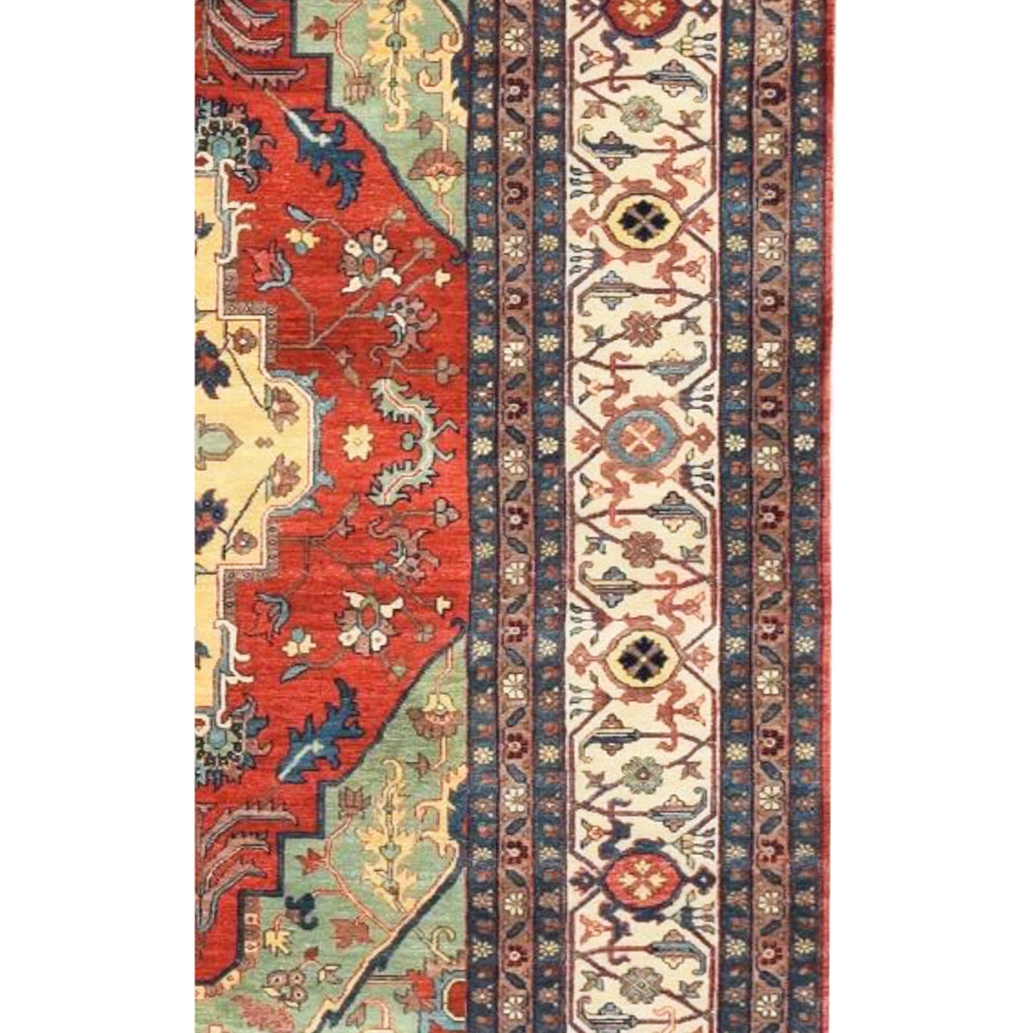 BAKSHAHE HE619 RUST / BEIGE