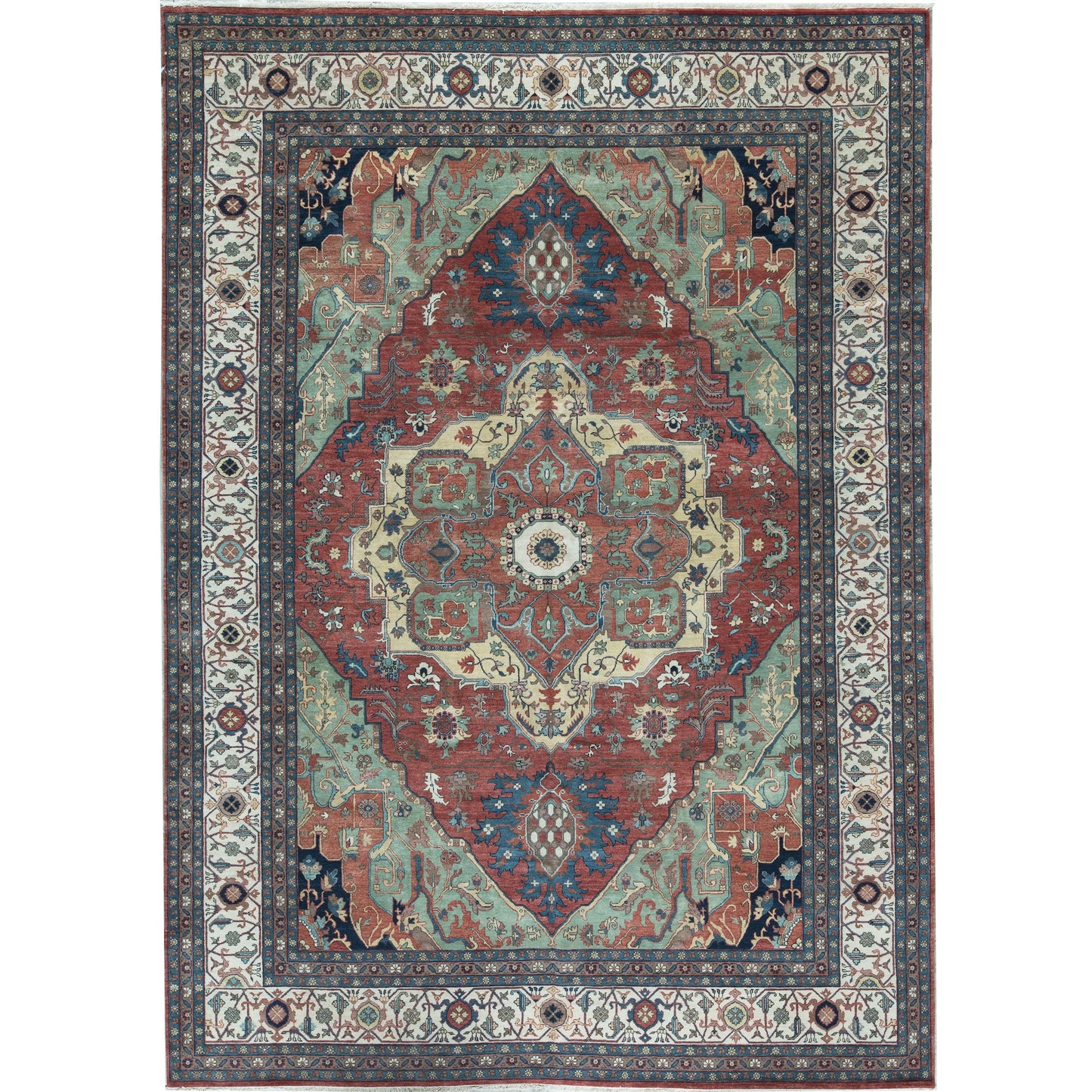 BAKSHAHE KC619 RUST / BEIGE
