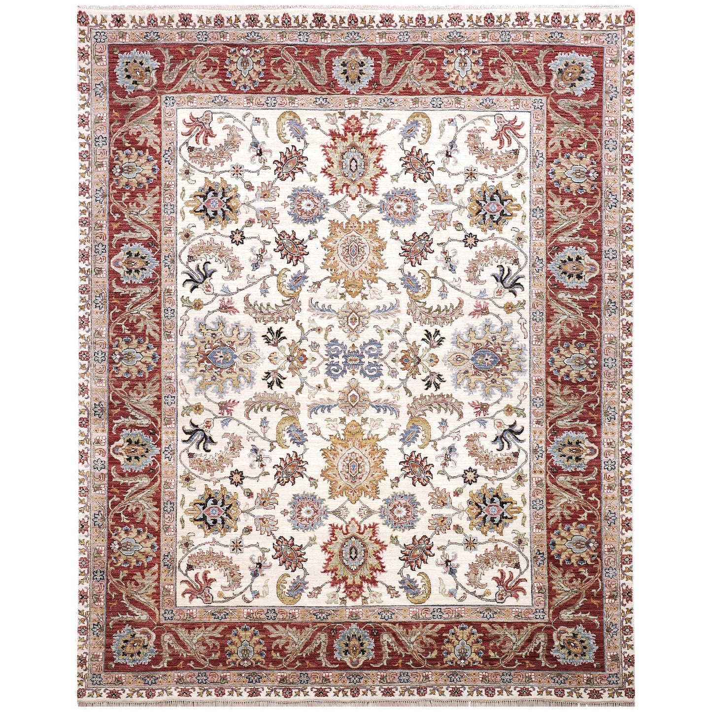 BAKSHAHESH NK538 IVORY / RUST