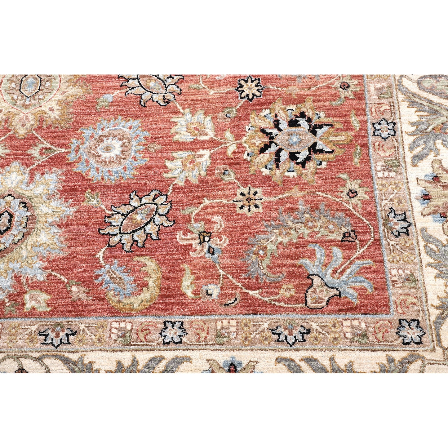 BAKSHAHESH NK538 RUST / IVORY