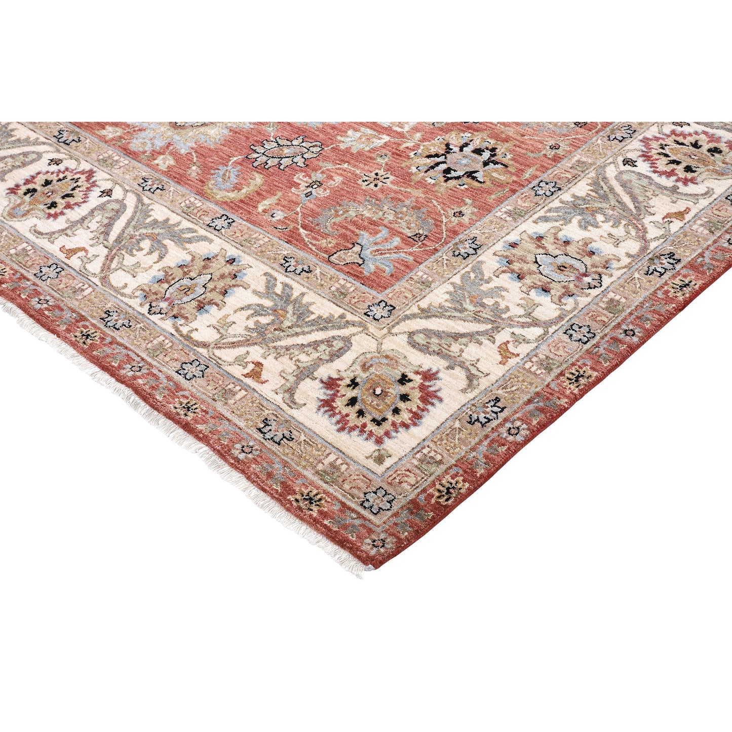 BAKSHAHESH NK538 RUST / IVORY
