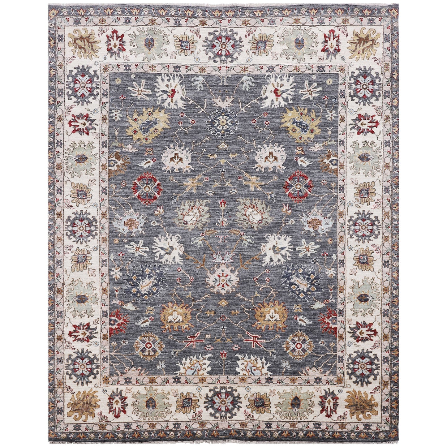 BAKSHAHESH NK622 GREY / IVORY