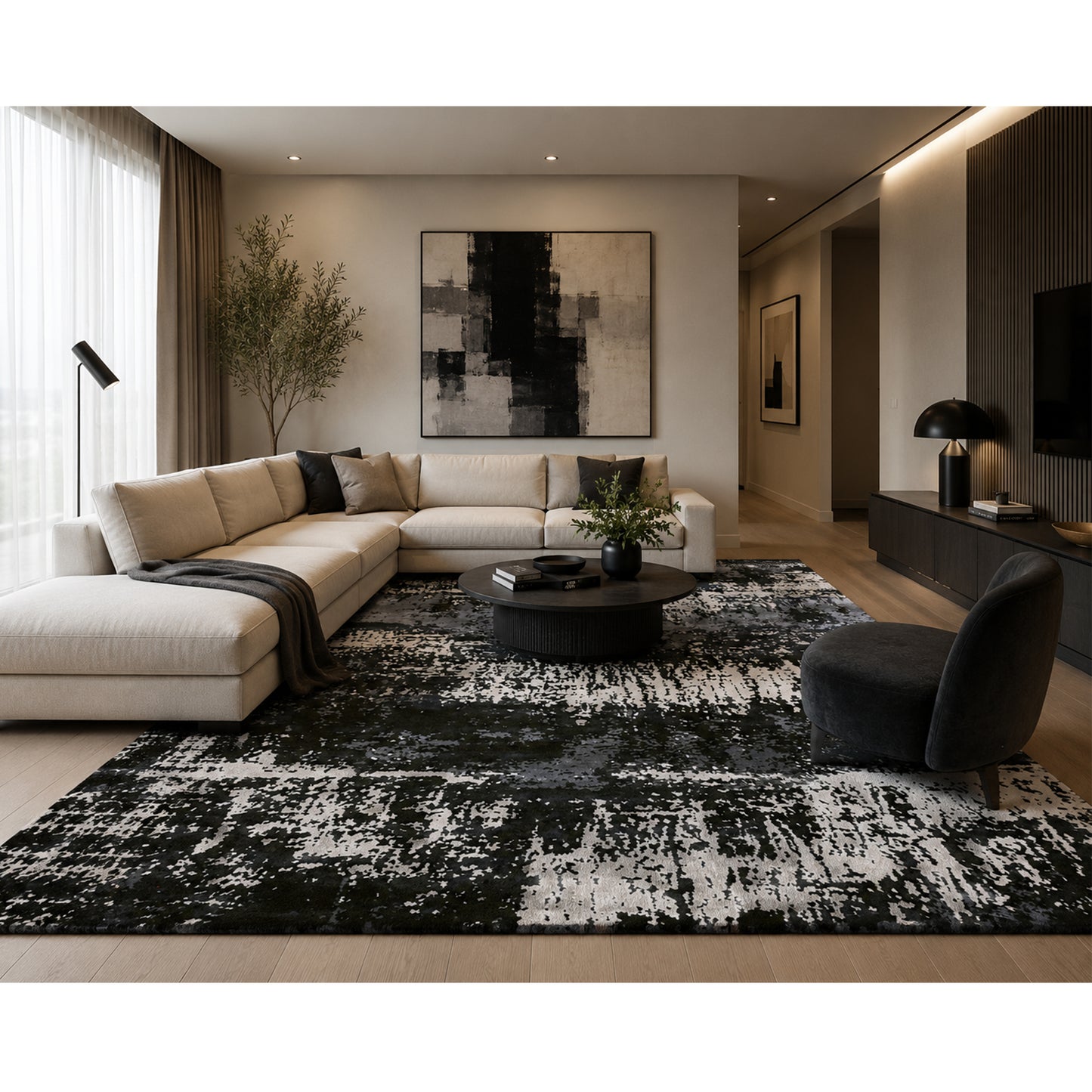 BELSTONE JM303 BLACK / IVORY
