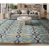 BAMBOO SELECT B0853 WHITE / LIGHT BLUE