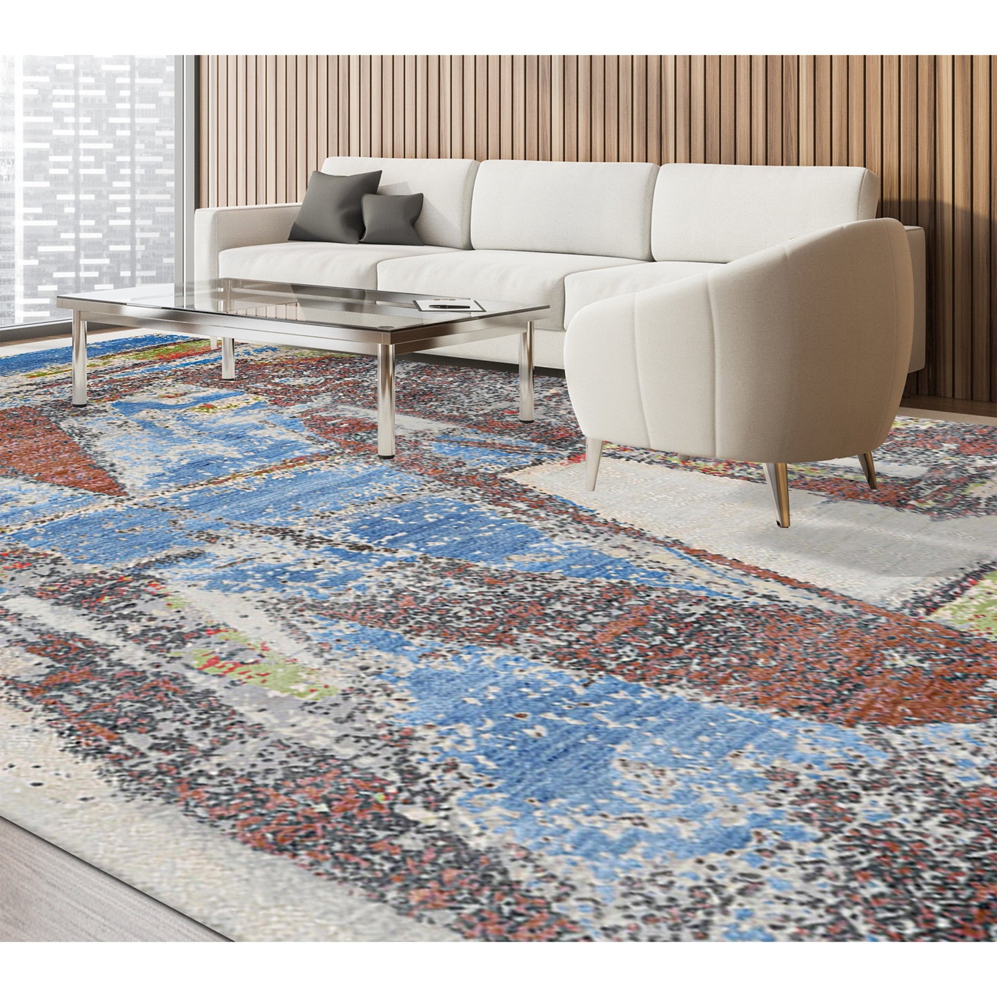 BROOKHAVEN 14328 BEIGE / BROWN