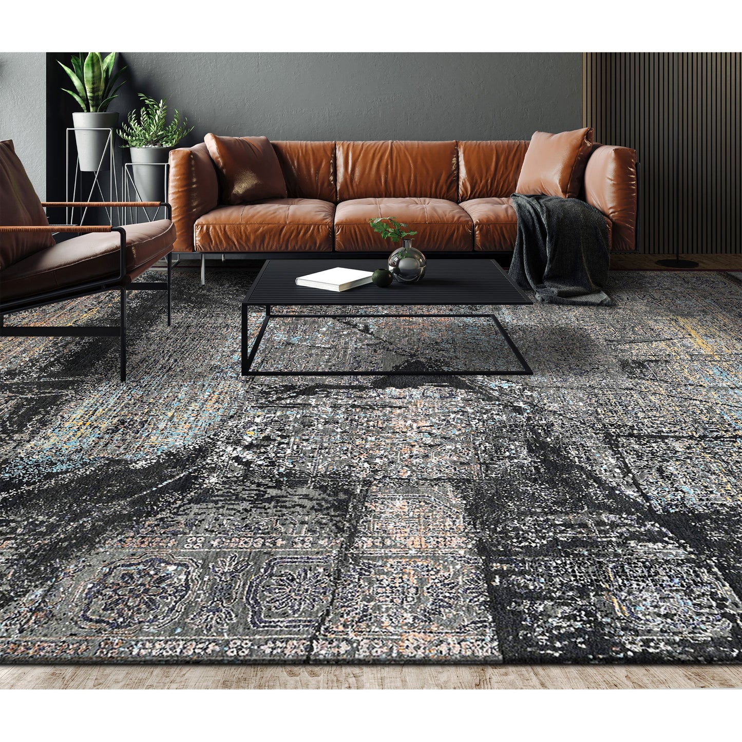 BROOKHAVEN 14342 GREY / CHARCOAL