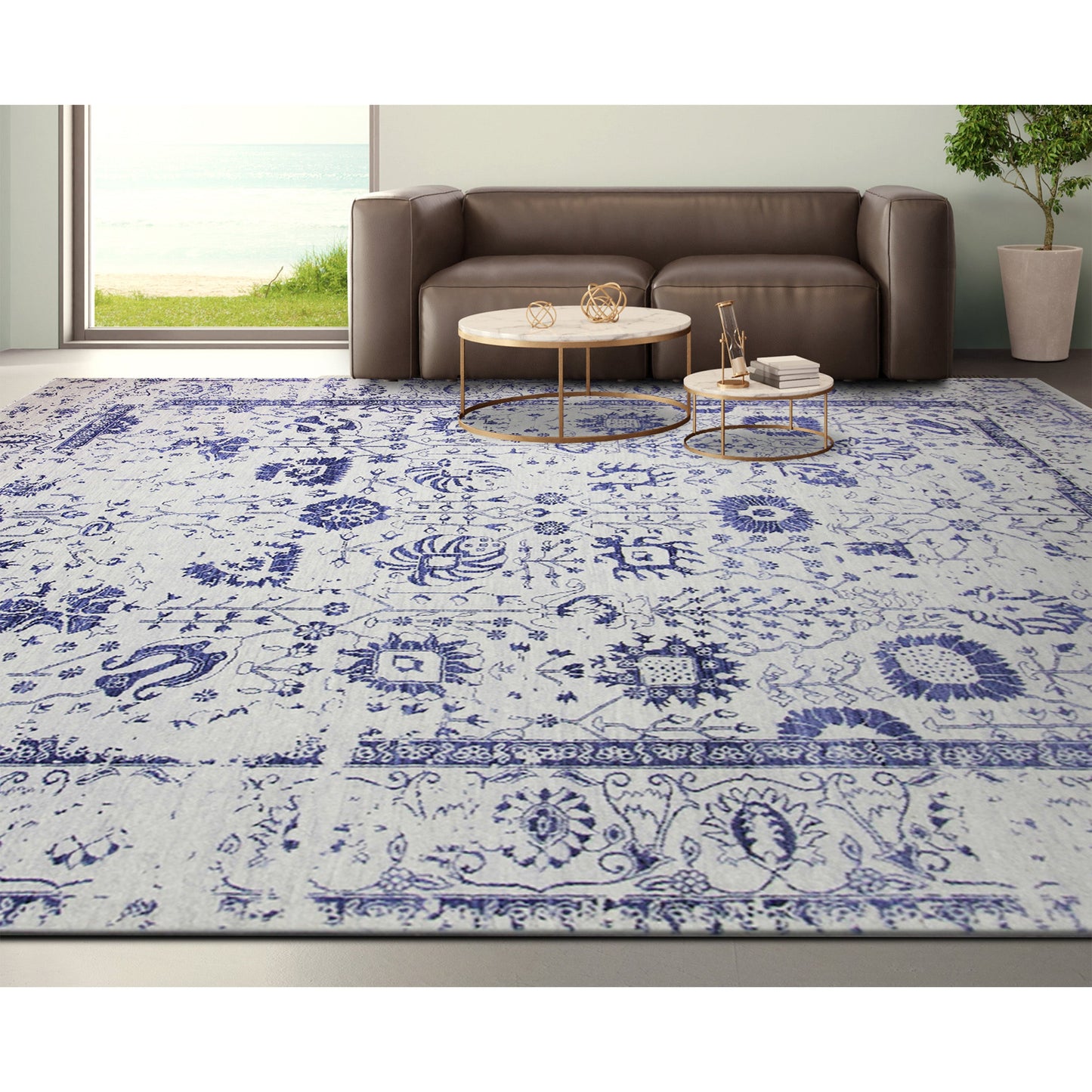 BROOKHAVEN DC123 SILVER / DARK BLUE