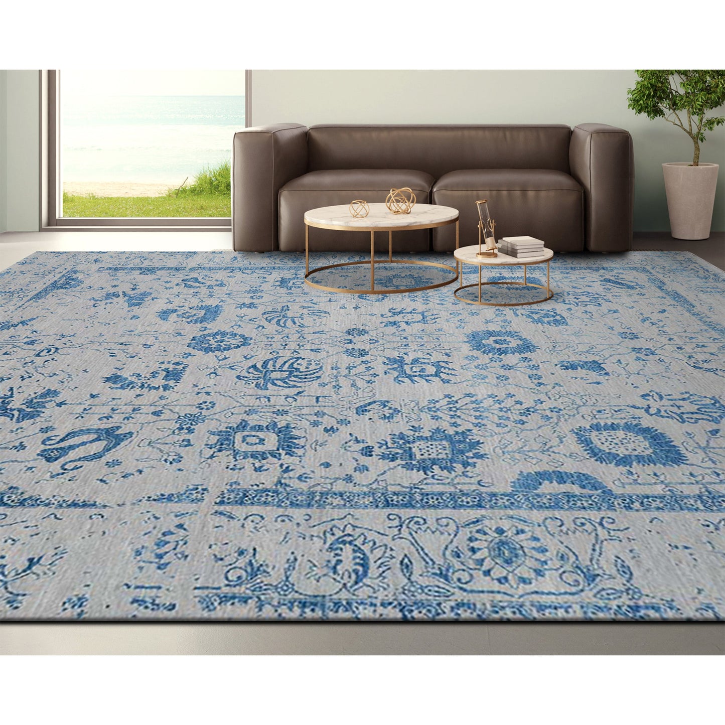 BROOKHAVEN DC123 SILVER / LIGHT BLUE