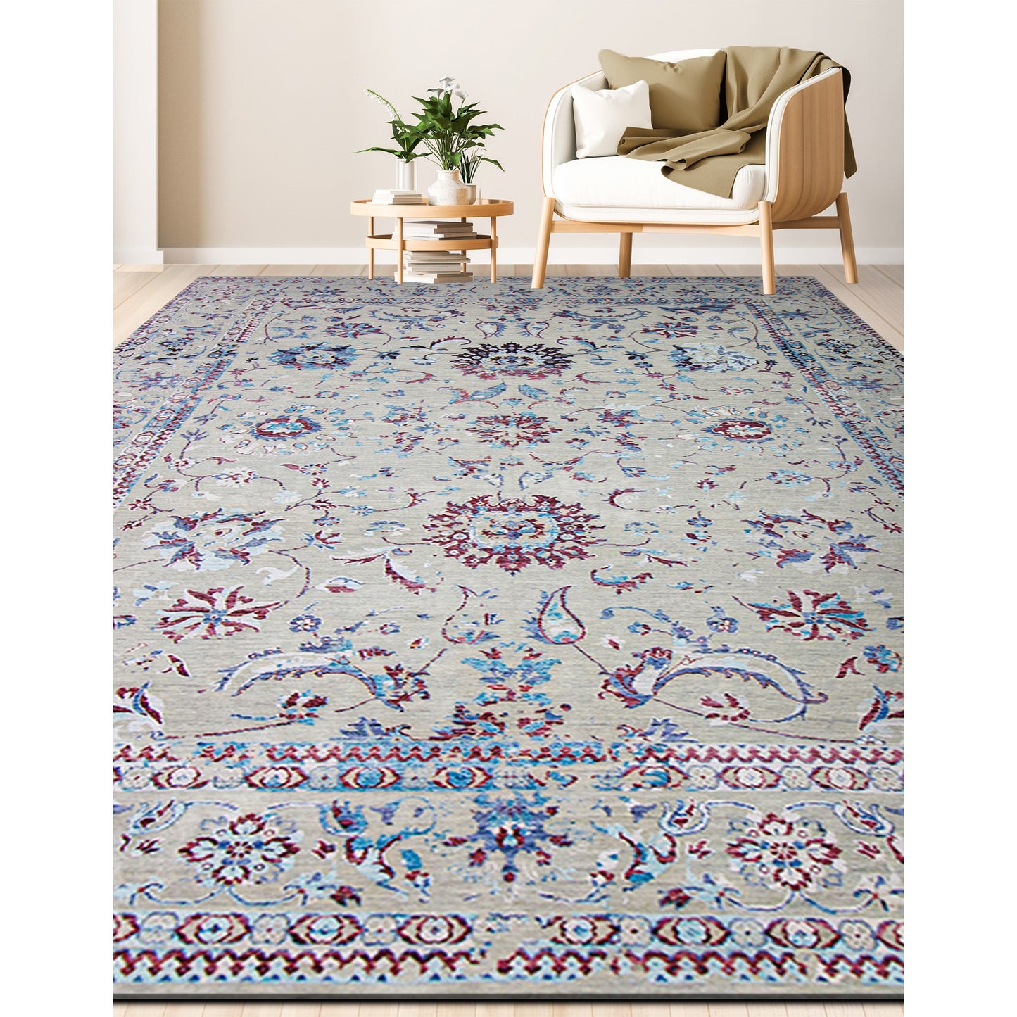BROOKHAVEN DC149 SILVER / WINE