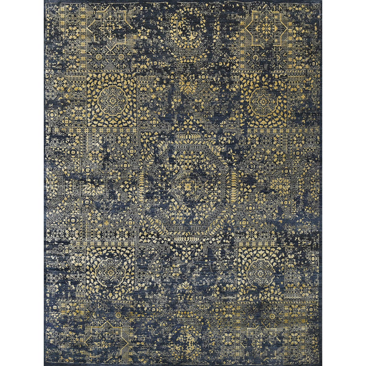 BROOKHAVEN MAMLUK DENIM BLUE / GOLD