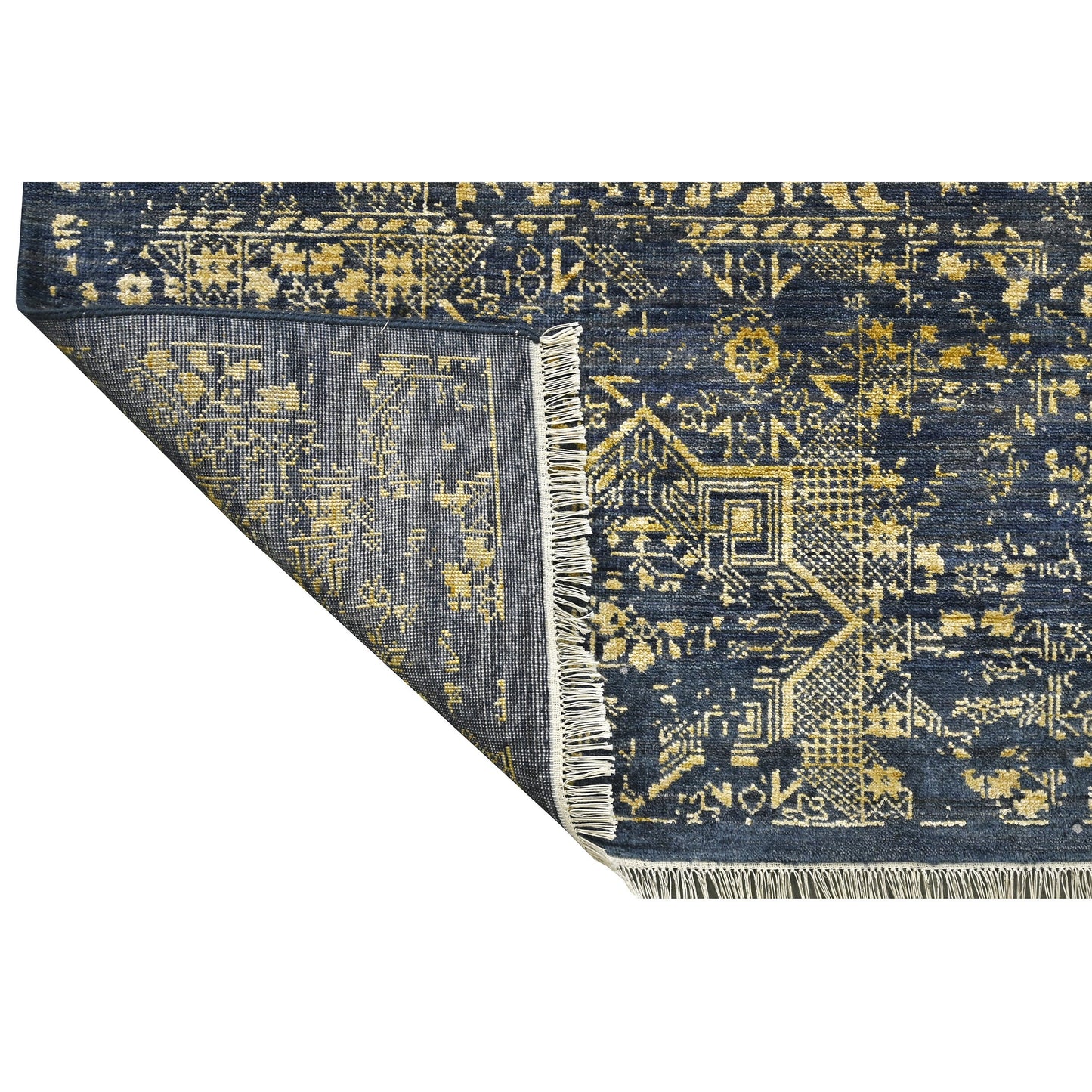 BROOKHAVEN MAMLUK DENIM BLUE / GOLD