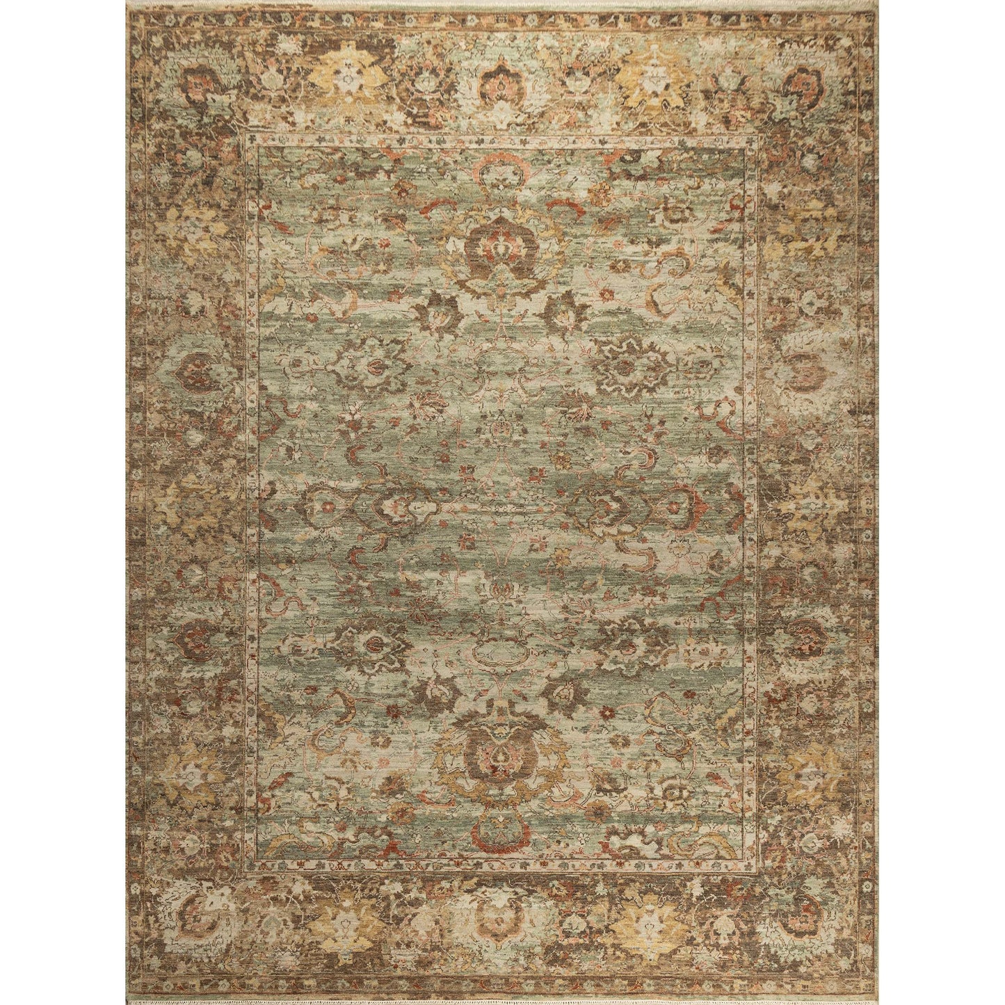 CAMDEN SHARV SAGE GREEN / RUST
