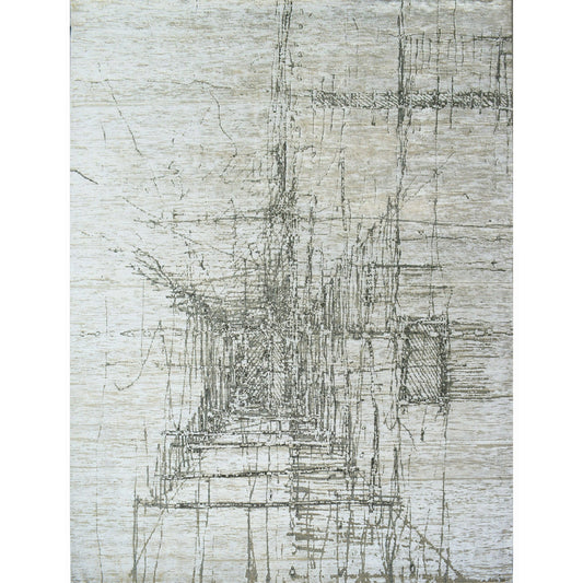 CANTERBURY SILK C8102 IVORY / GREY