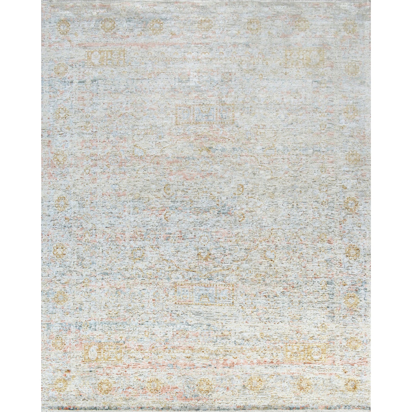 CANTERBURY SILK C8901 SILVER / RUST