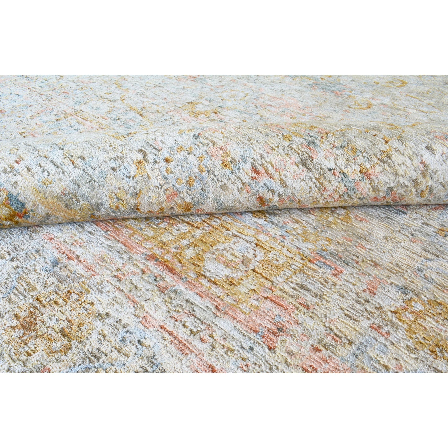 CANTERBURY SILK C8901 SILVER / RUST