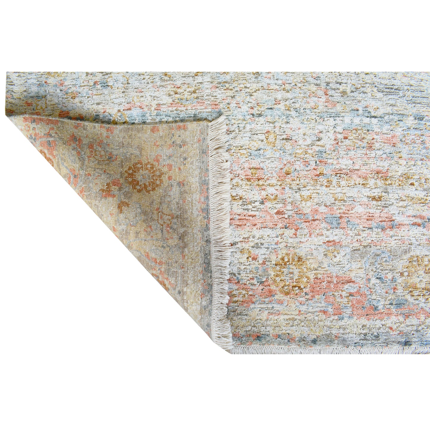 CANTERBURY SILK C8901 SILVER / RUST