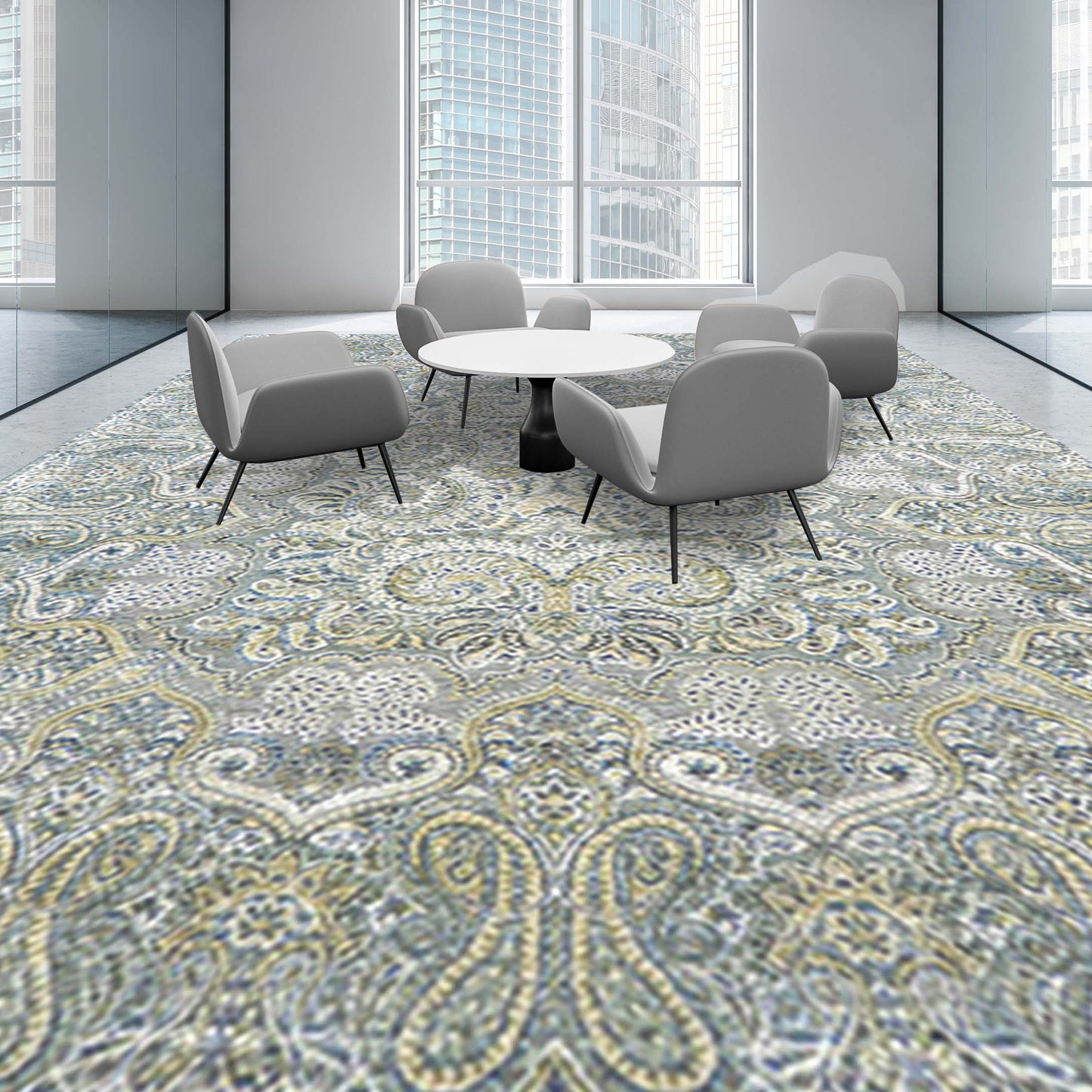 CANTERBURY SILK FG-16 SILVER / SILVER
