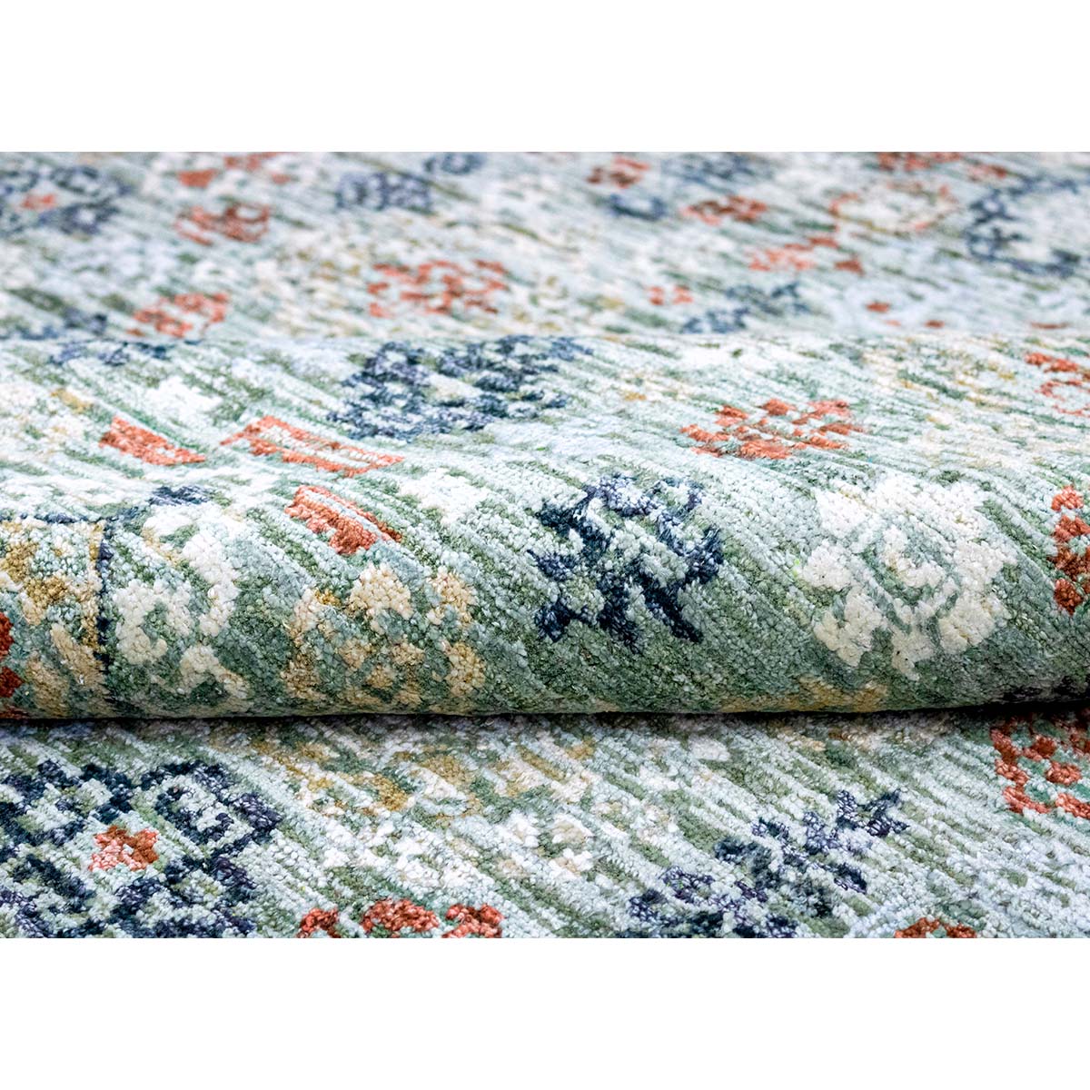 CANTERBURY SILK GCY01 GREEN / BLUE