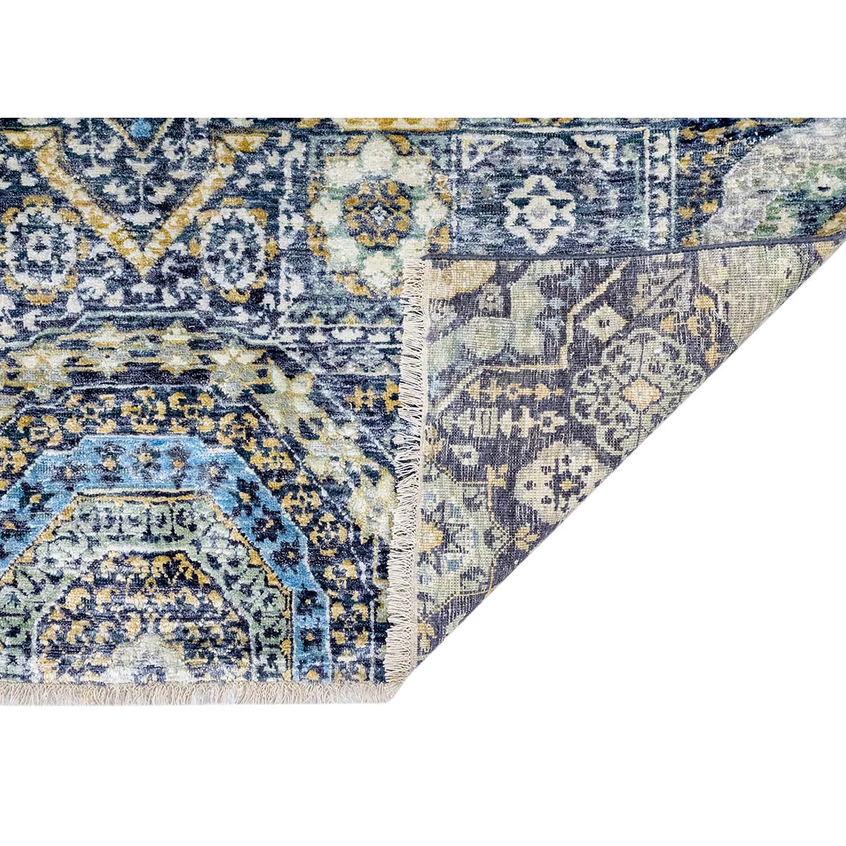 CANTERBURY SILK GOB01 BLUE / GREEN