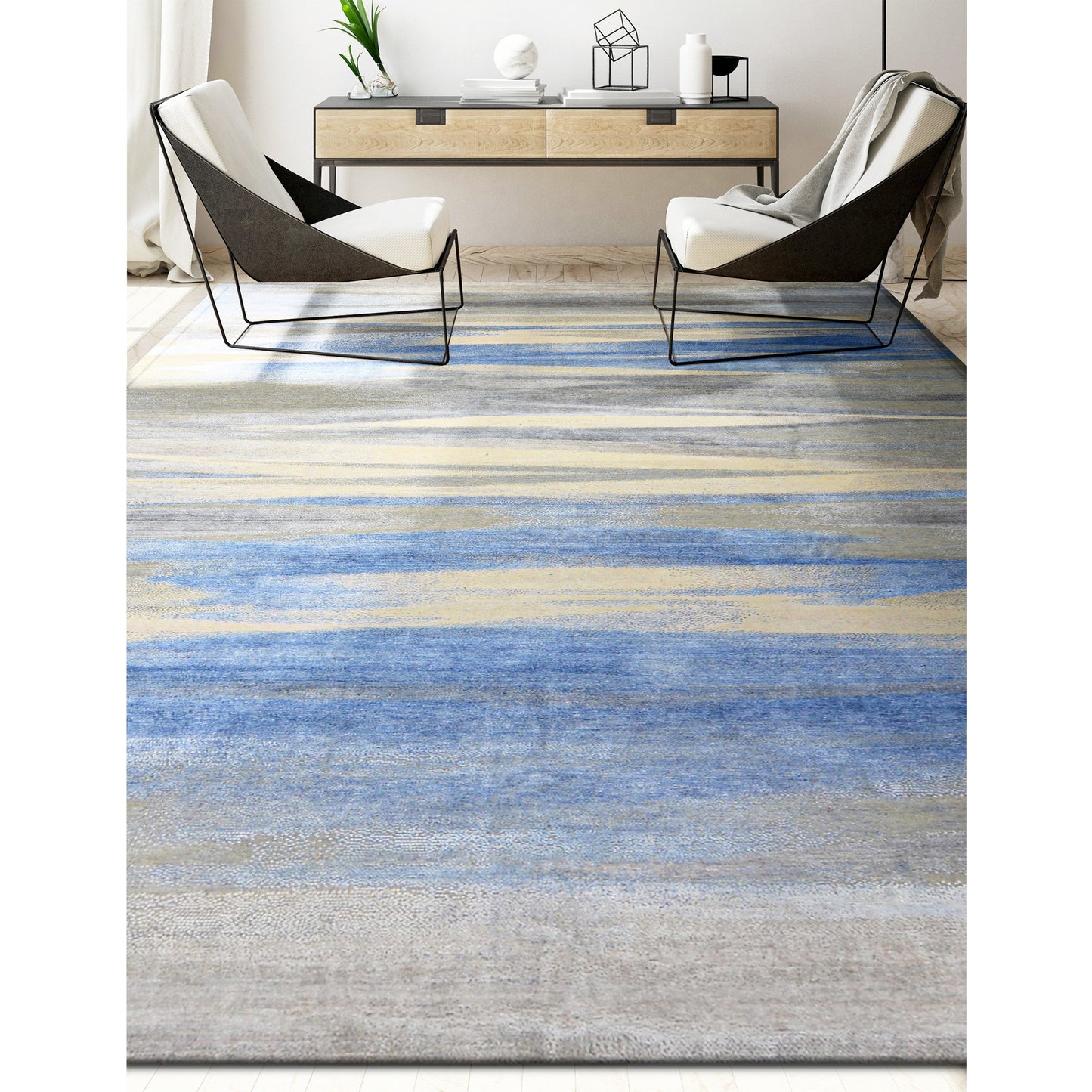 CANTERBURY SILK J31II GREY / BLUE