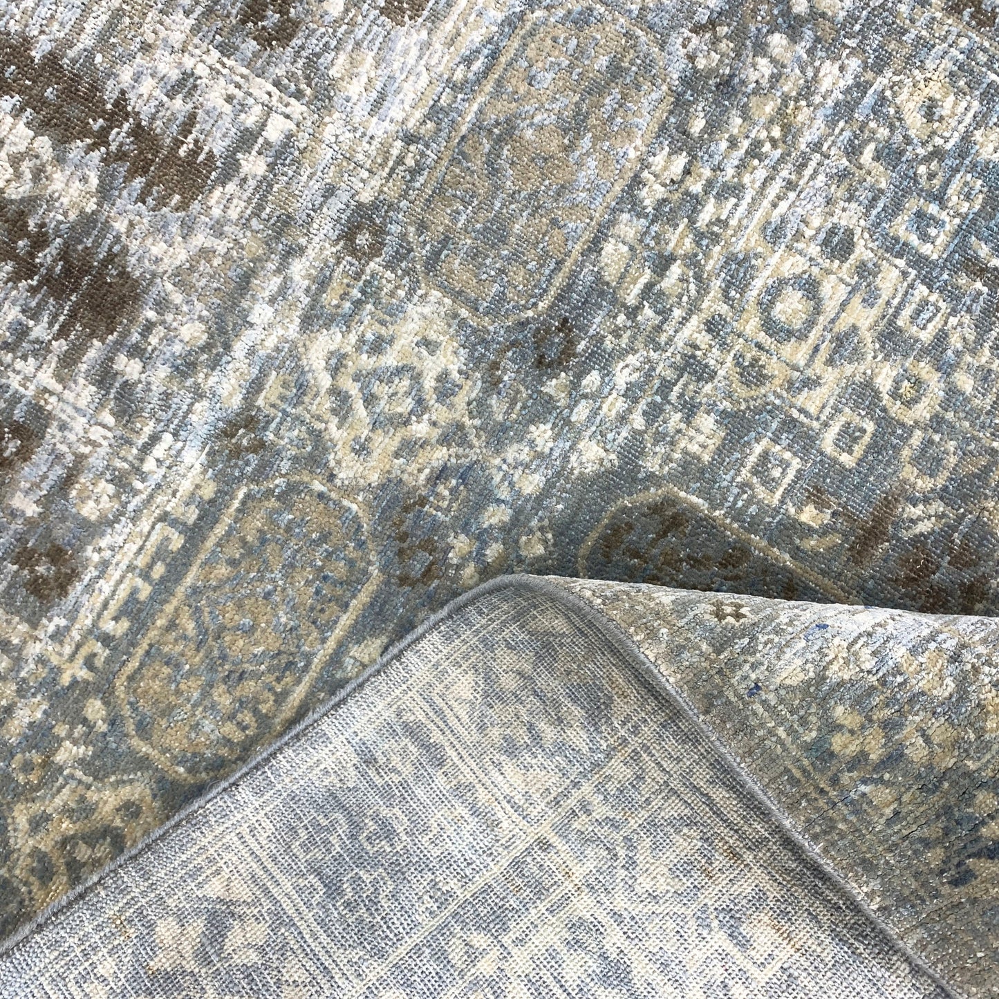 CANTERBURY SILK J7259 SILVER / GREY