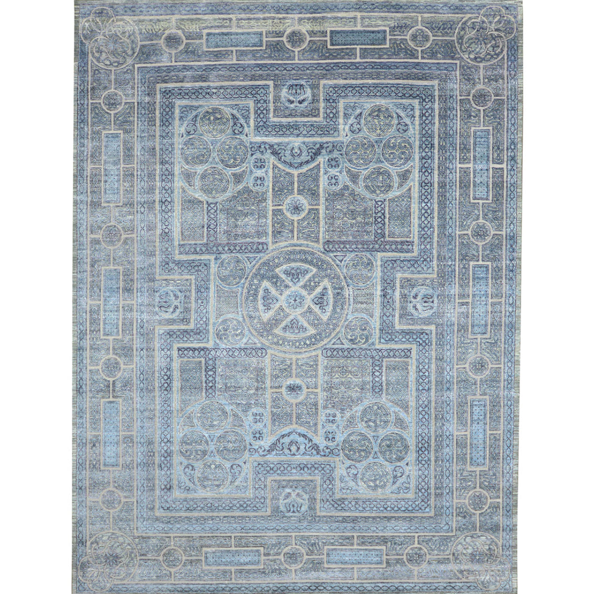 CANTERBURY SILK JCC15 BLUE / GREY