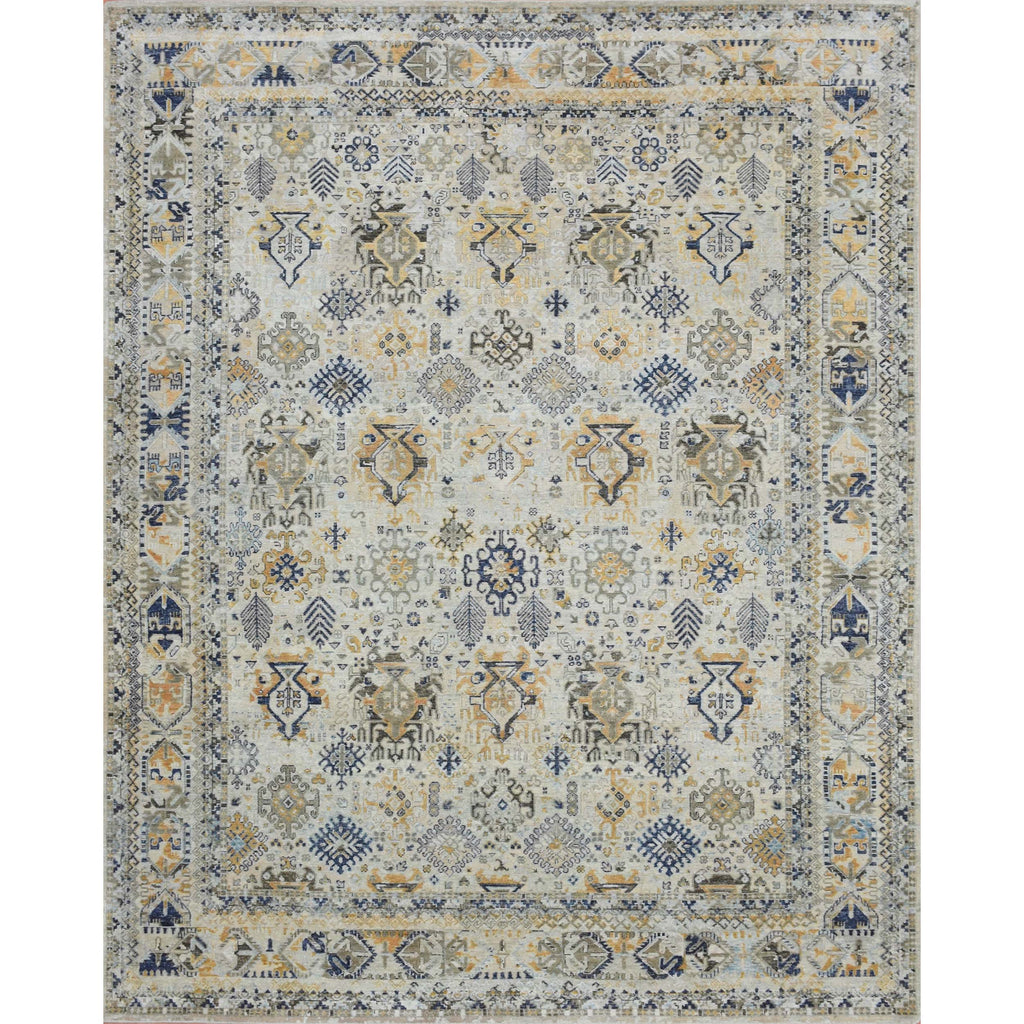 CANTERBURY SILK JH07N SILVER / BLUE