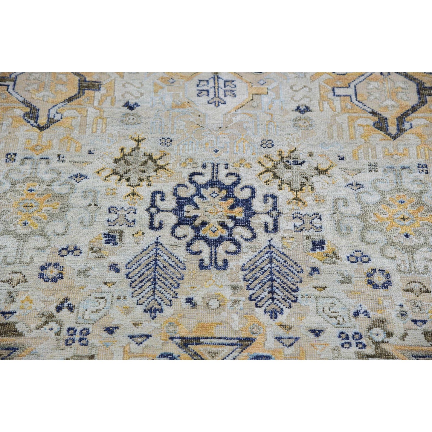 CANTERBURY SILK JH07N SILVER / BLUE