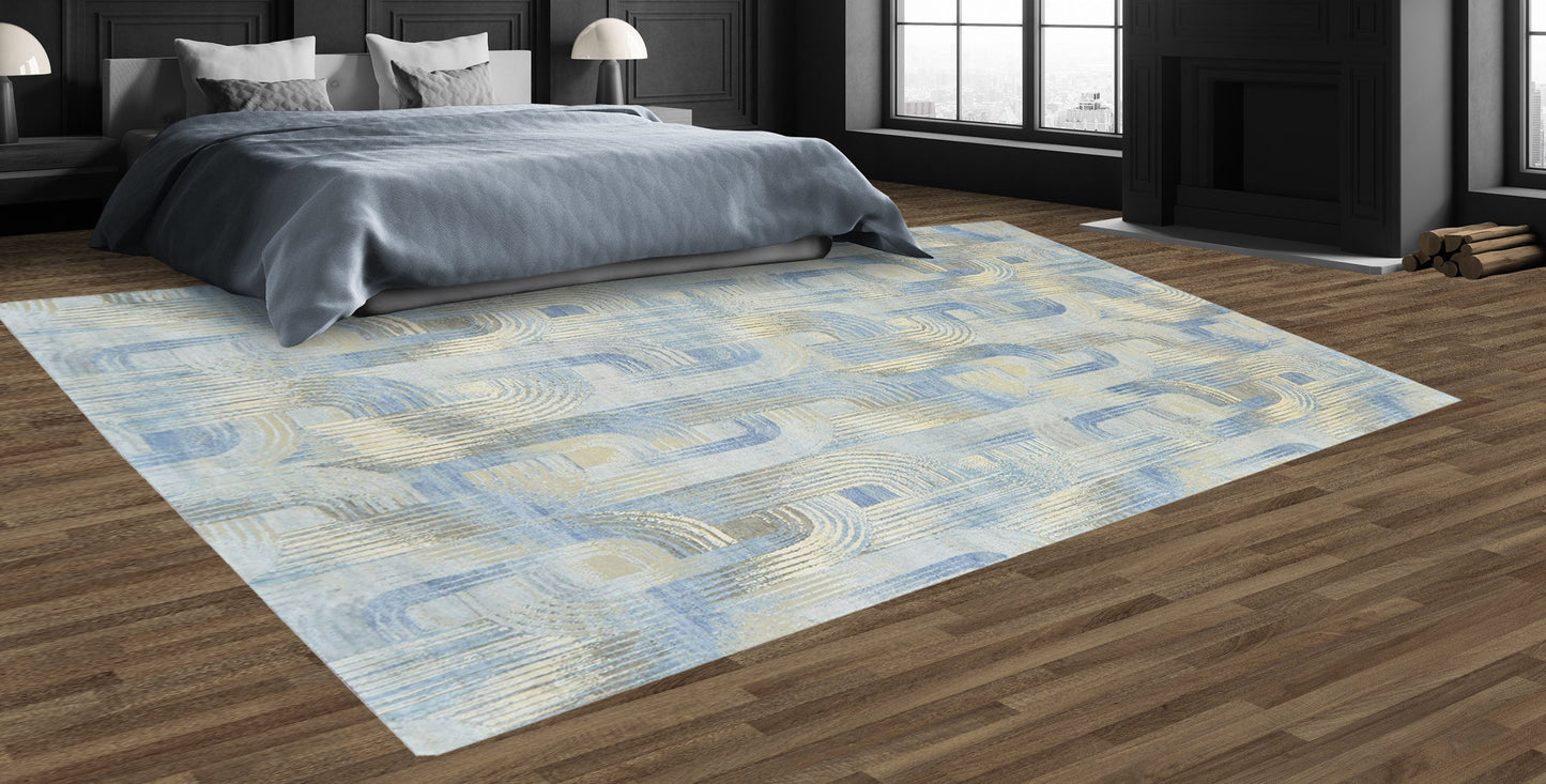 CANTERBURY SILK JI210 GREY / BLUE