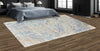 CANTERBURY SILK JI219 BEIGE / BLUE