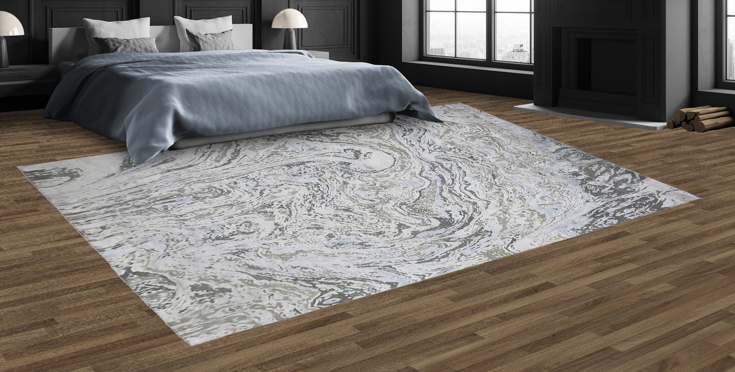 CANTERBURY SILK JI219 GREY / SILVER