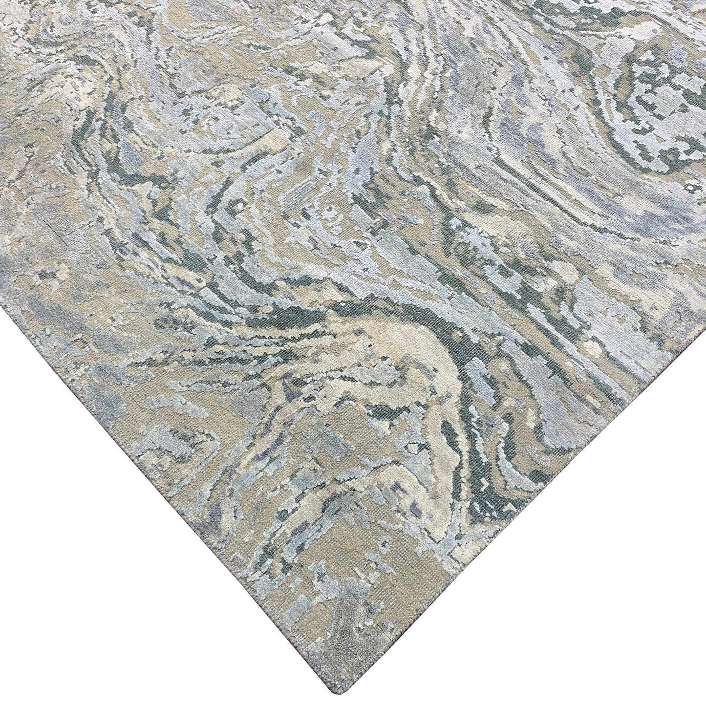 CANTERBURY SILK JI219 SILVER / BLUE