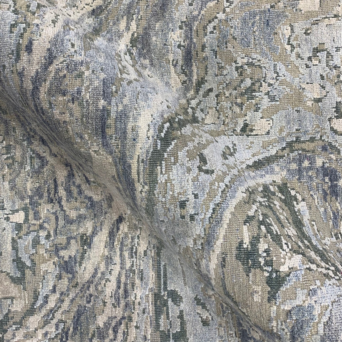 CANTERBURY SILK JI219 SILVER / BLUE