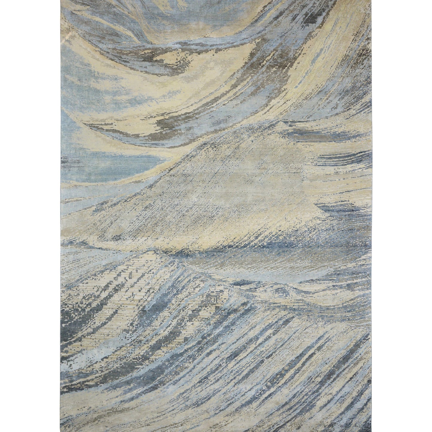 CANTERBURY SILK JI250 IVORY / BLUE