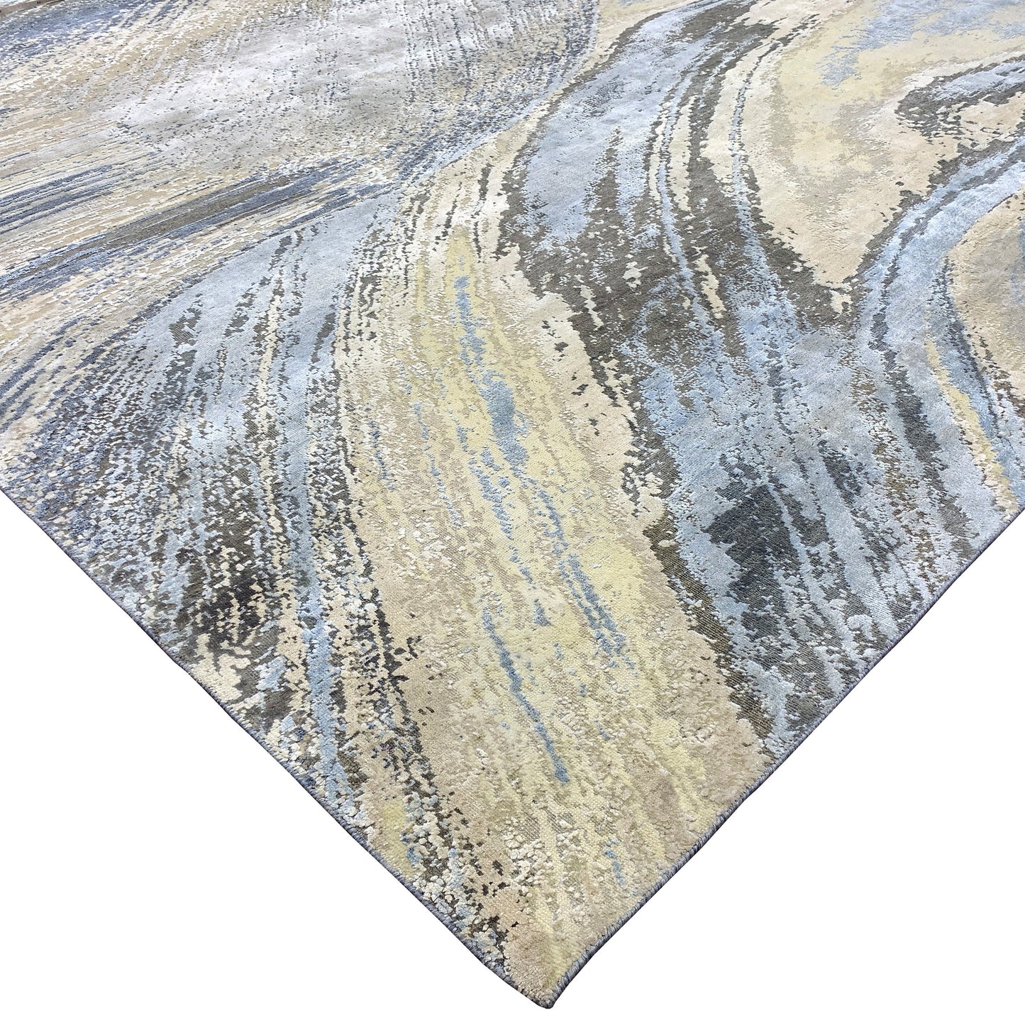 CANTERBURY SILK JI250 IVORY / BLUE