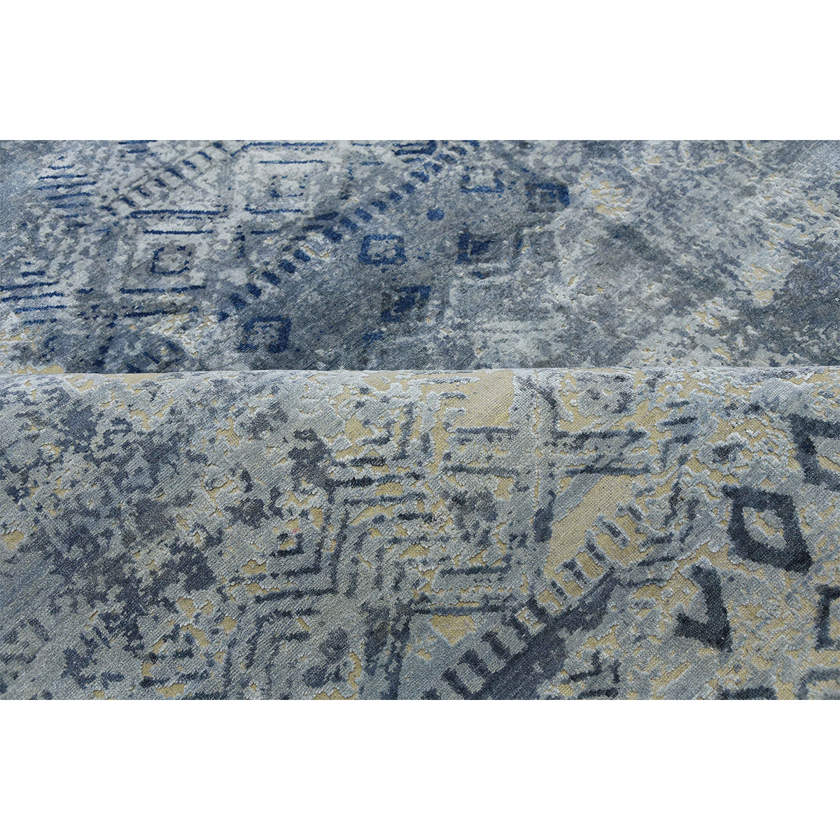CANTERBURY SILK JM254 BLUE / GREY