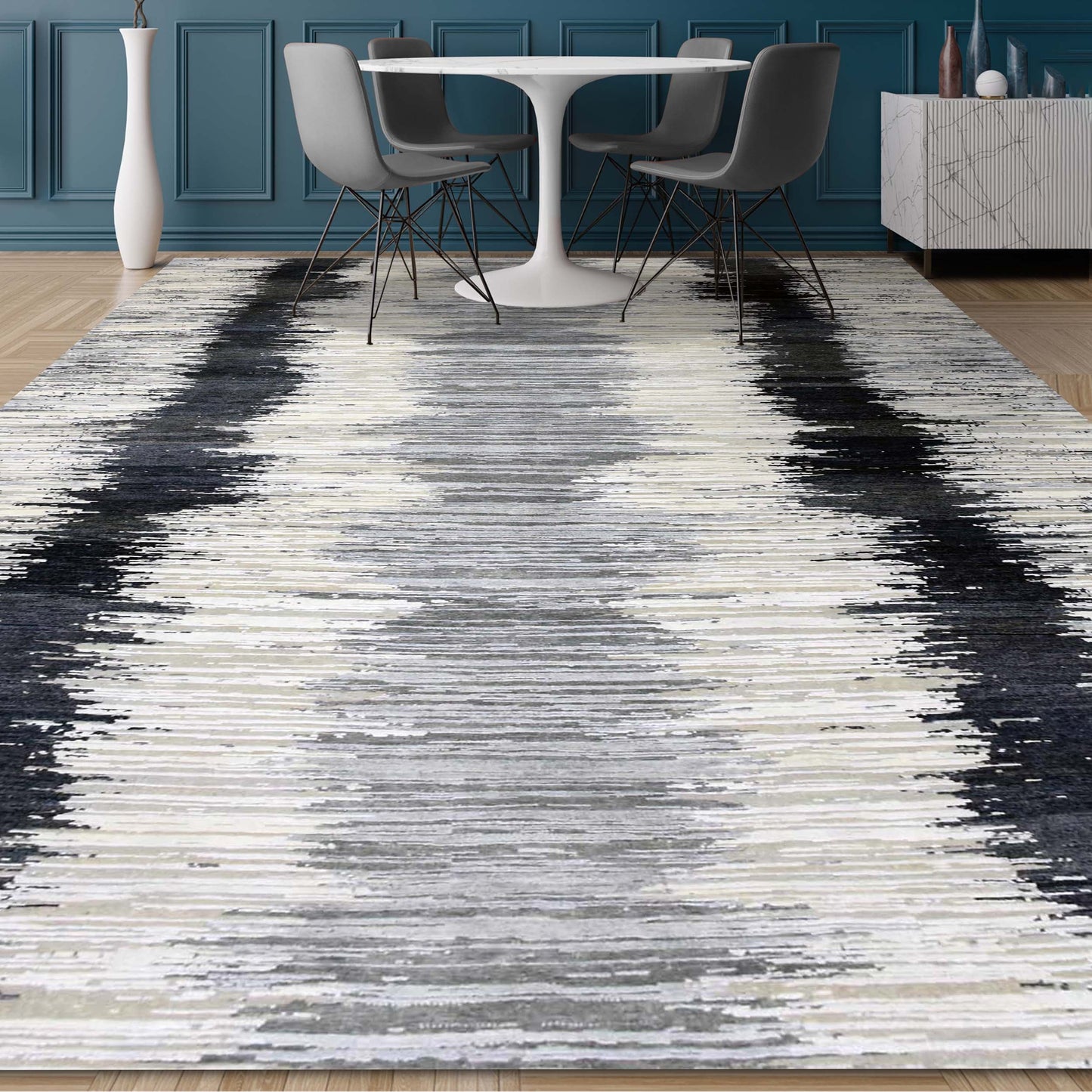 CANTERBURY SILK JM352 IVORY / GREY